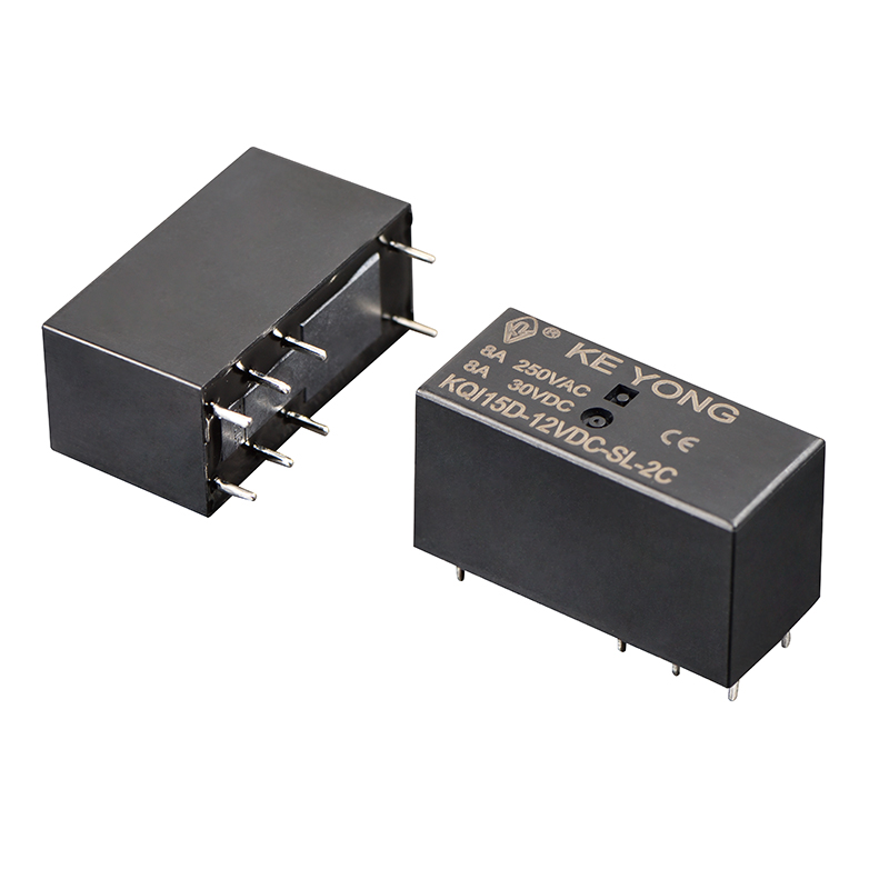 Relé miniatura de alta potência 8A/250VAC