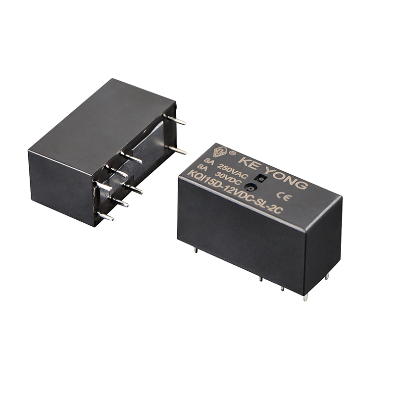 Relé subminiatura de alta potência 8A/250VAC